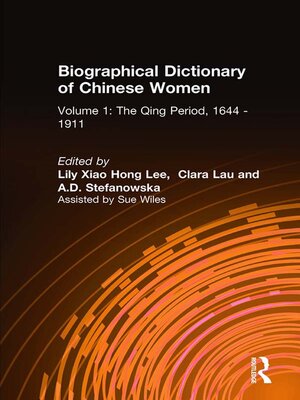 cover image of Biographical Dictionary of Chinese Women